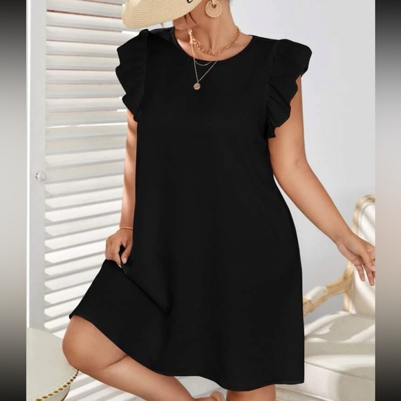 Boho ruffle hem tunic dress - Picture 8 of 16